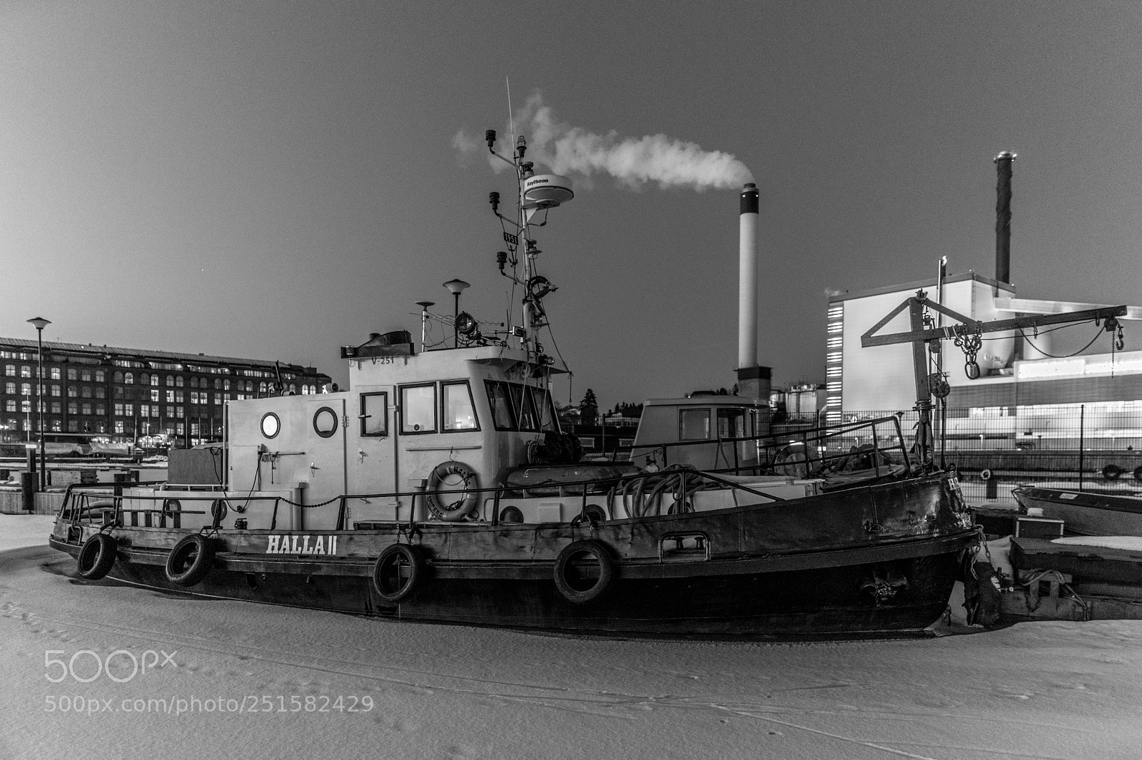 Sony a6500 sample photo. Winter harbour photography