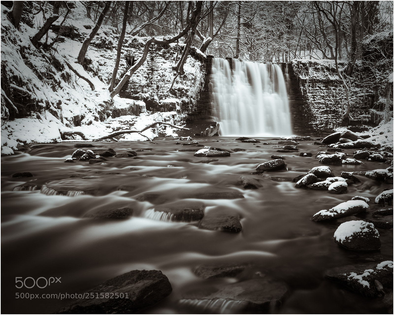 Canon EOS 5D Mark IV sample photo. Ashworth valley waterfall photography