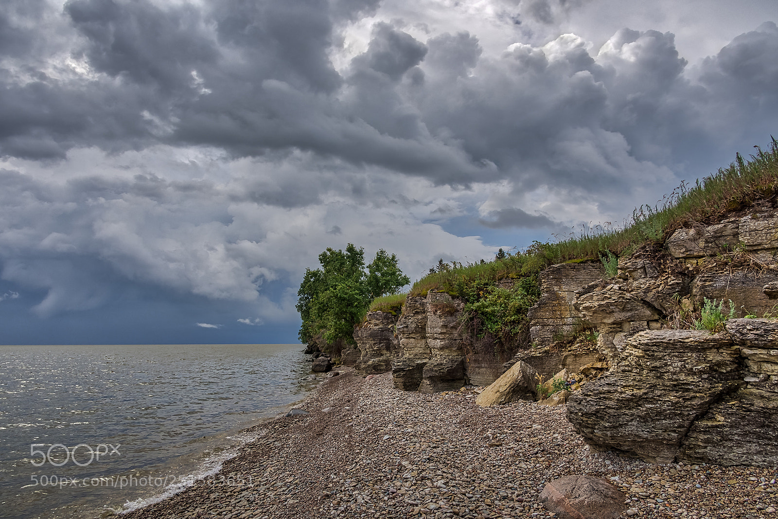 Olympus OM-D E-M5 sample photo. Hecla shoreline photography