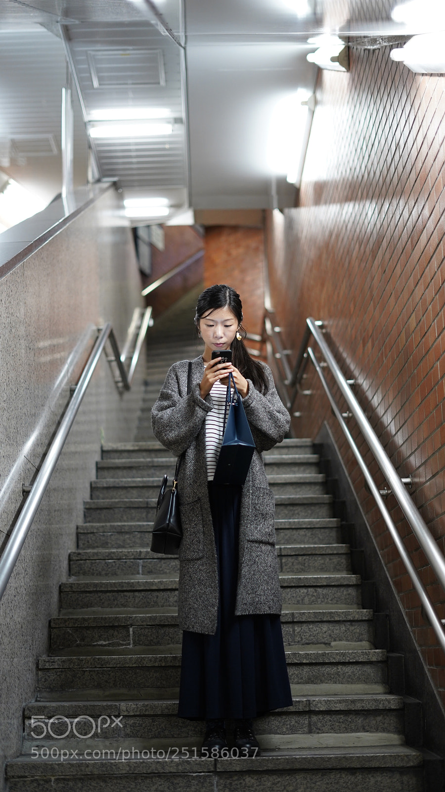 Sony a7 III sample photo. Girl in terminal photography