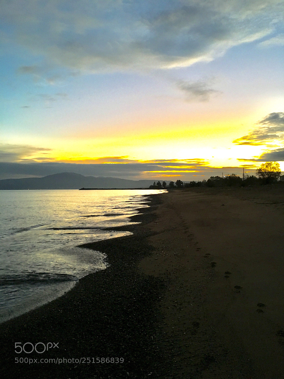 Apple iPhone 6s sample photo. Sunset in kalamata,greece photography