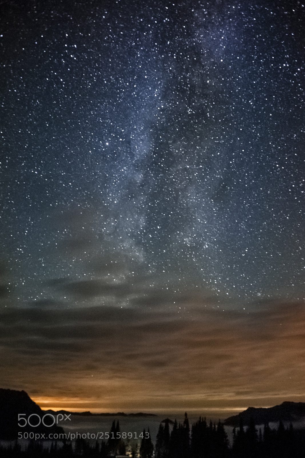 Nikon D700 sample photo. Milky way and reflection photography