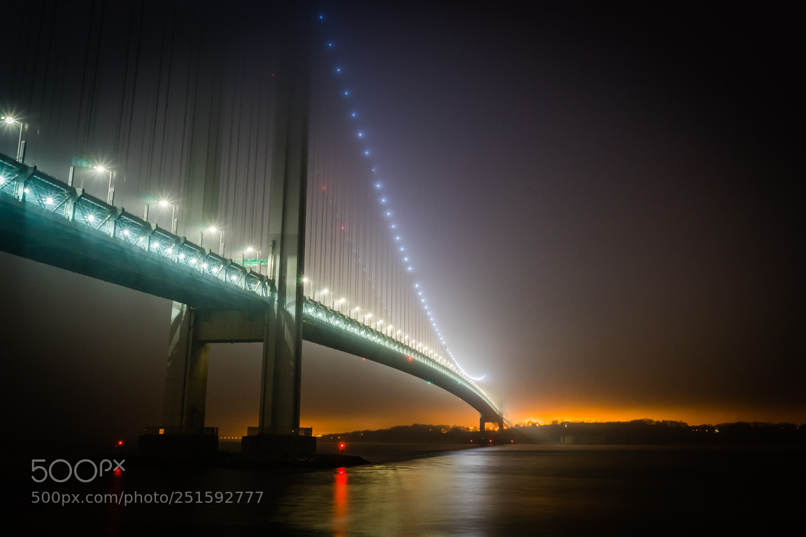 Sony a7 sample photo. Foggy verrazano photography
