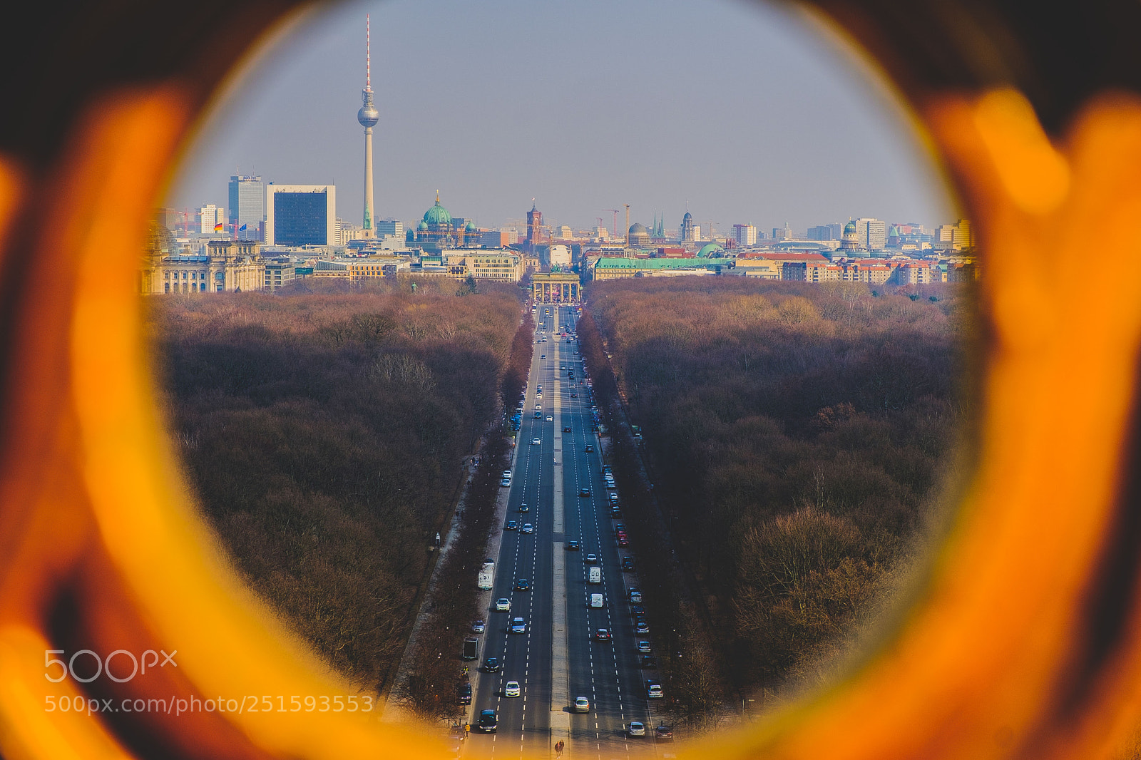 Fujifilm X-T20 sample photo. Framing: siegessäule photography