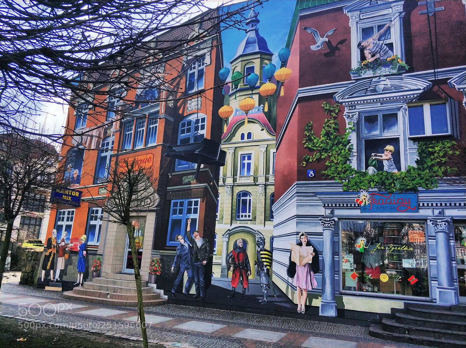 Xiaomi MI6 sample photo. Street art - mural photography
