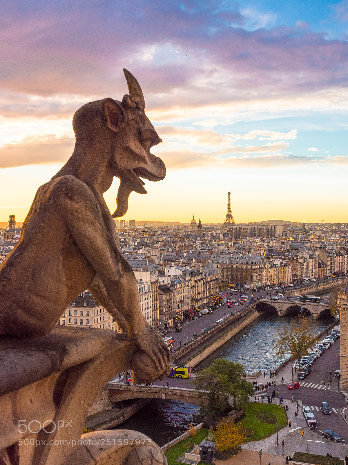 Olympus PEN-F sample photo. Paris from the sky photography