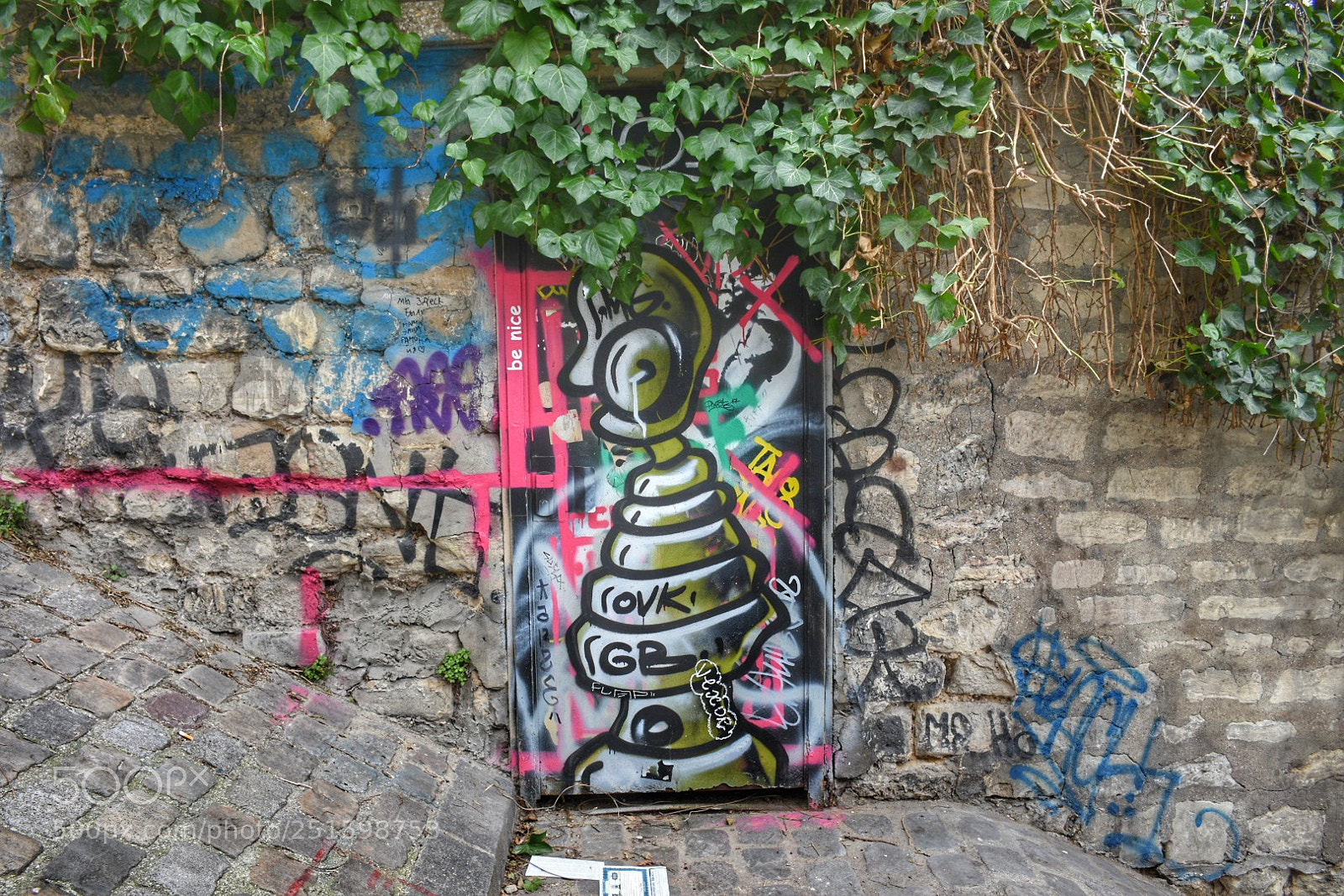 Nikon D7200 sample photo. Artecallejero streetart montmartre paris photography