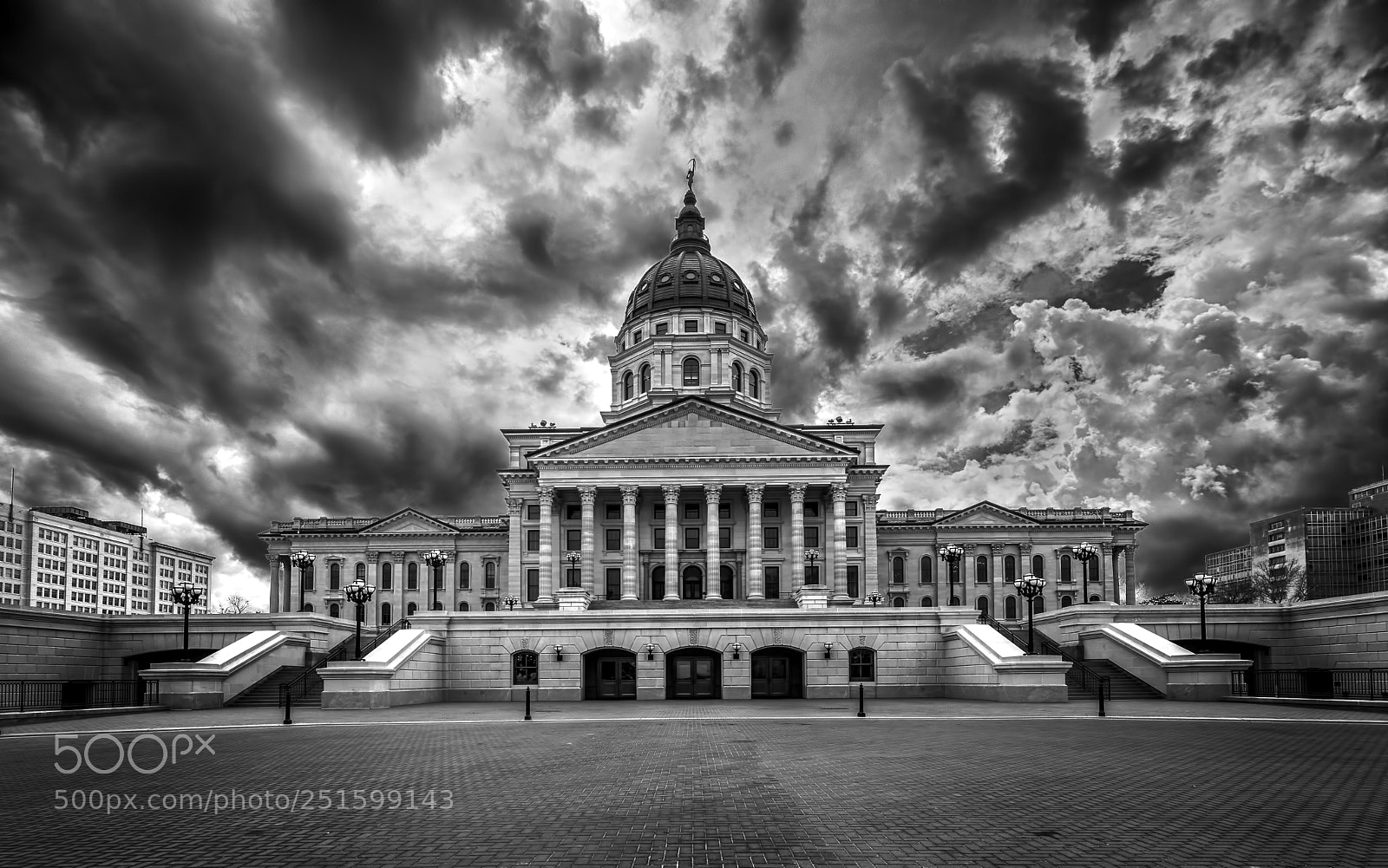 Nikon D7100 sample photo. Kansas state capitol building photography