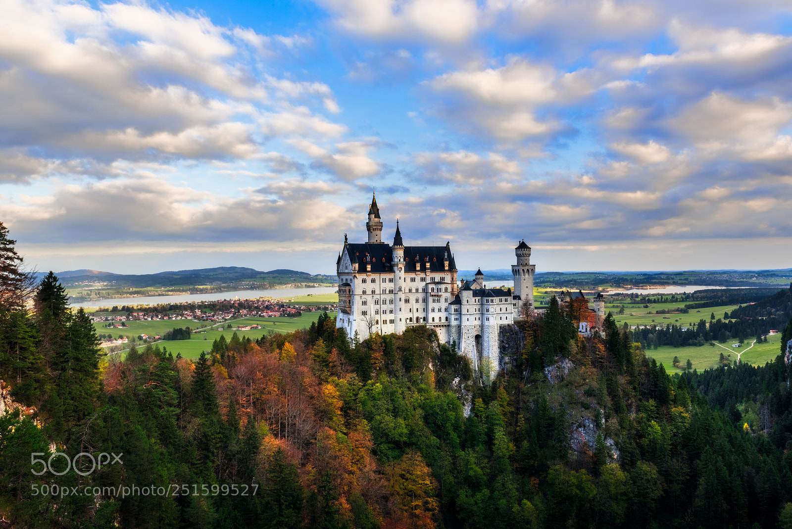 Nikon D810 sample photo. Neuschwanstein castle photography