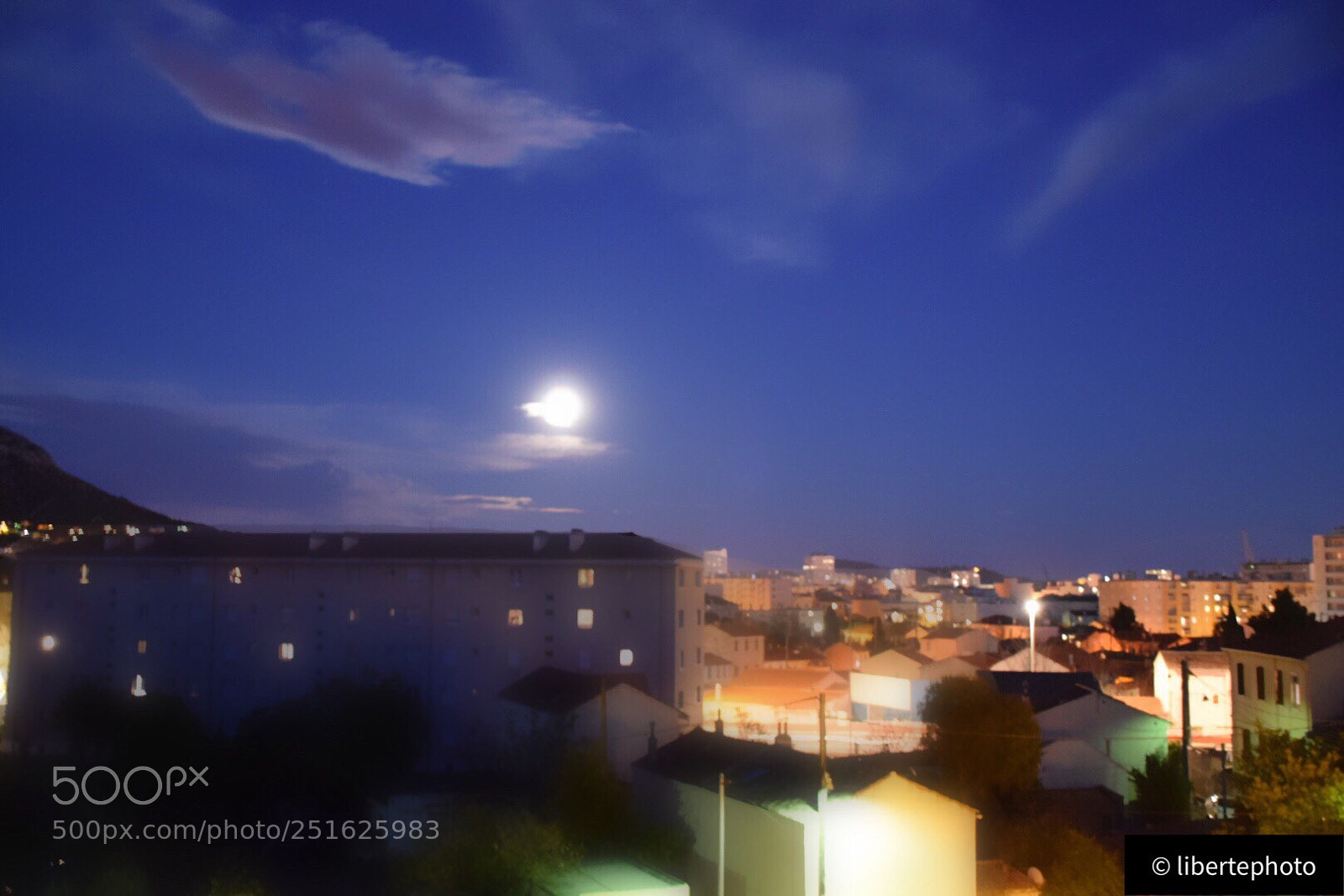 Nikon D5300 sample photo. Pleine lune de mars photography