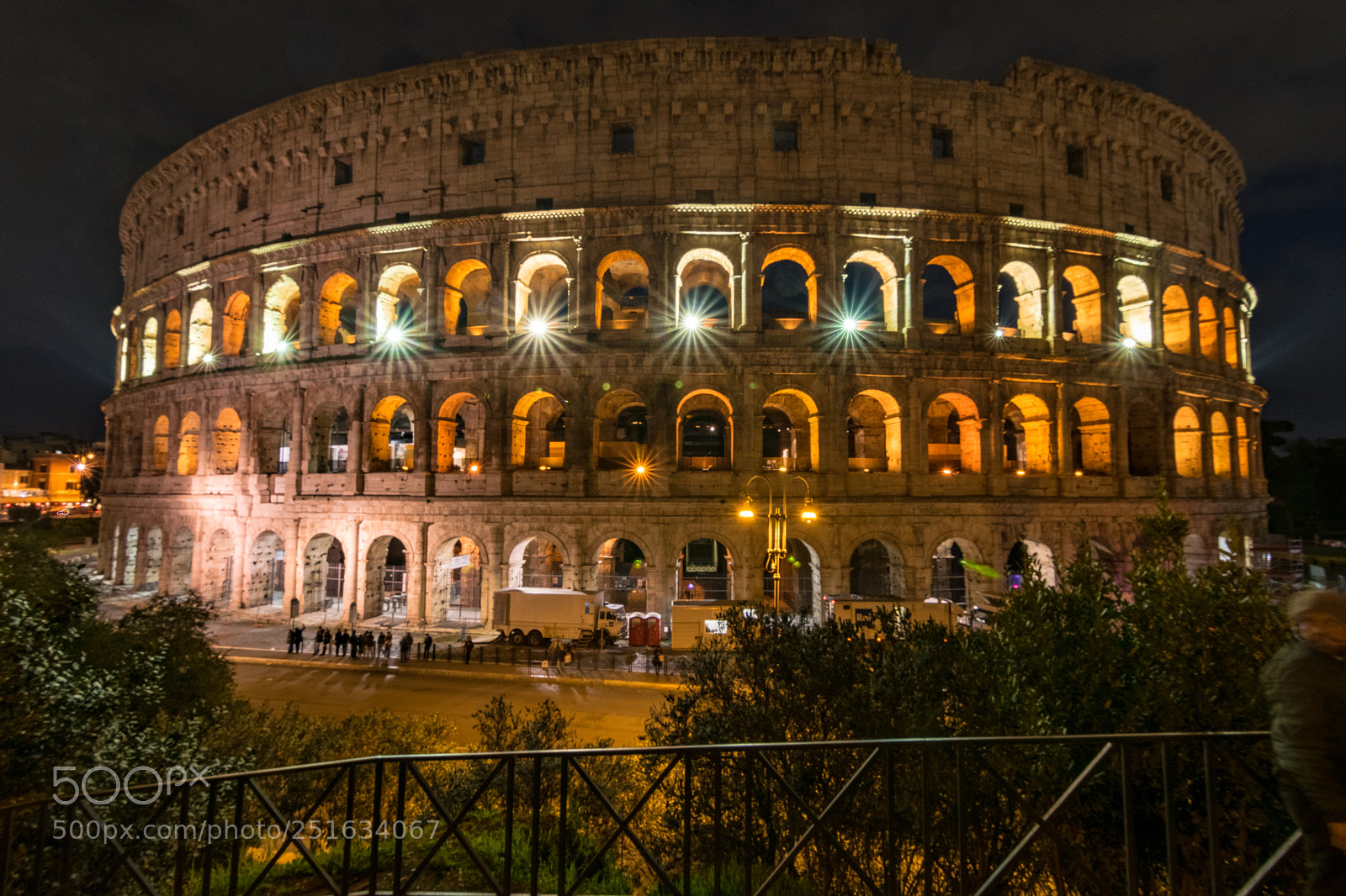 Nikon D5300 sample photo. Colosseum at night photography