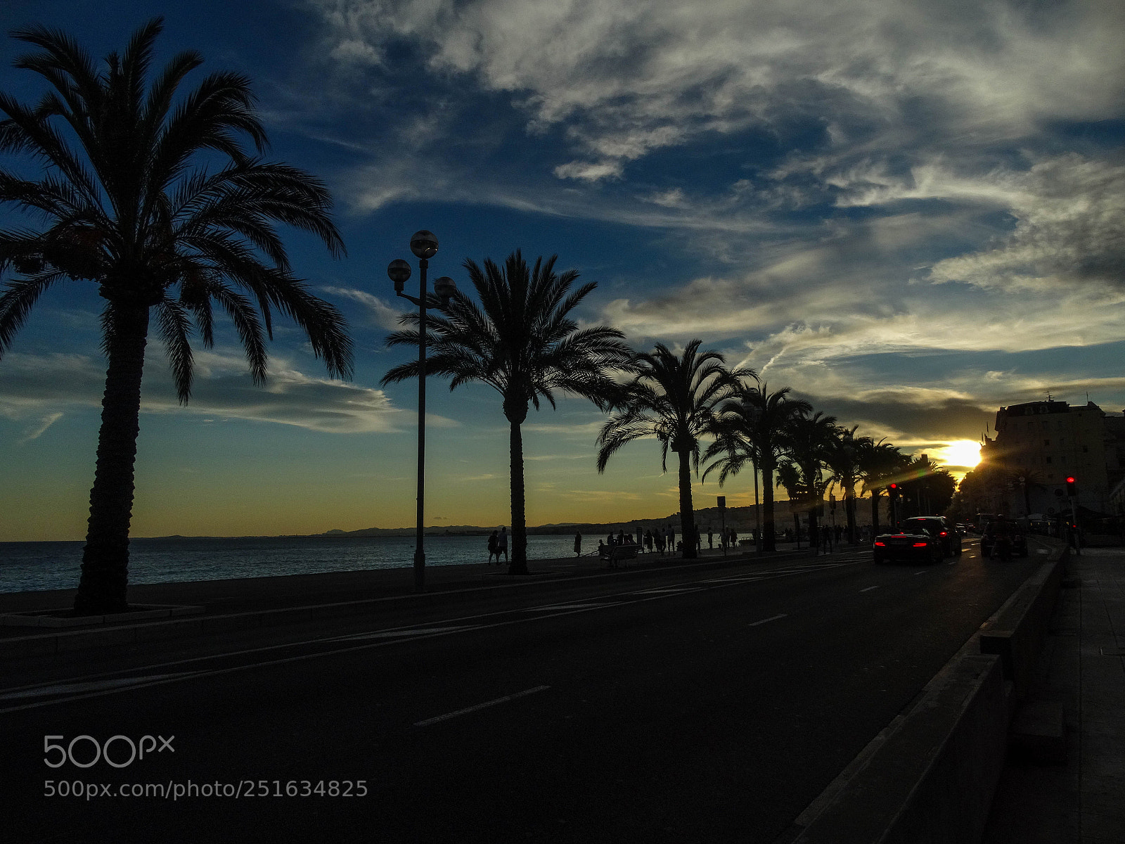 Sony Cyber-shot DSC-HX300 sample photo. Sunset over promenade des photography