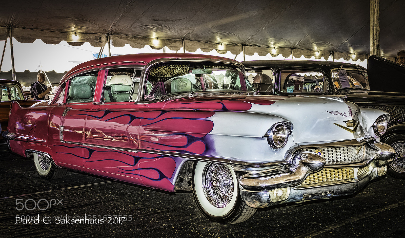 Nikon D800 sample photo. Colorful cadillac photography
