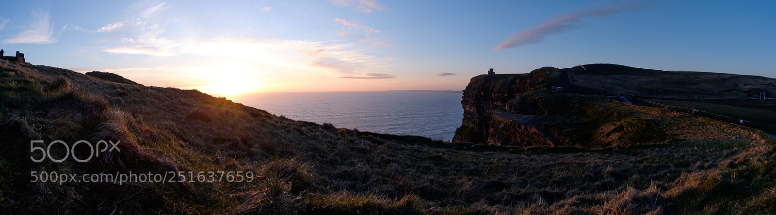Fujifilm X-T1 sample photo. Cliffs of moher pano photography