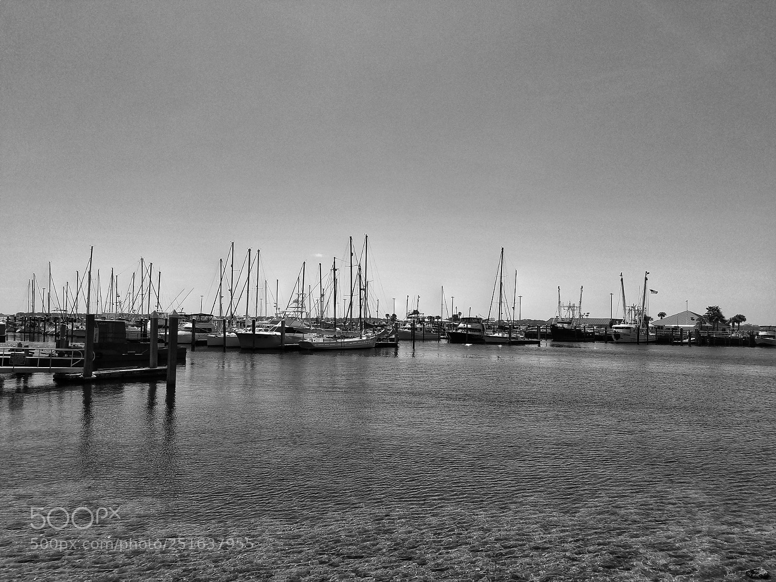 Samsung Galaxy S7 sample photo. Harbors in black and photography