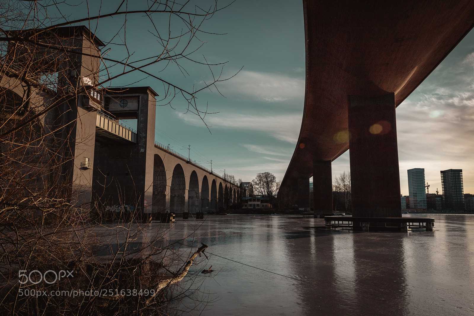 Canon EOS 6D Mark II sample photo. Between two bridges photography