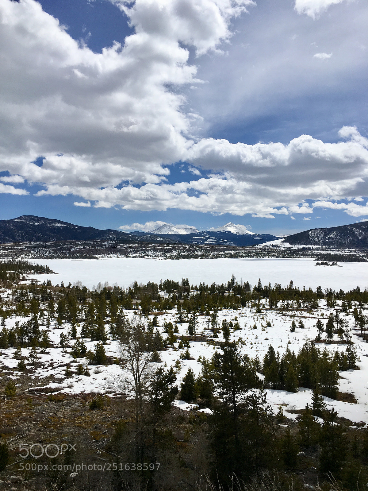 Apple iPhone 6s Plus sample photo. Vail, colorado.  frozen lake photography