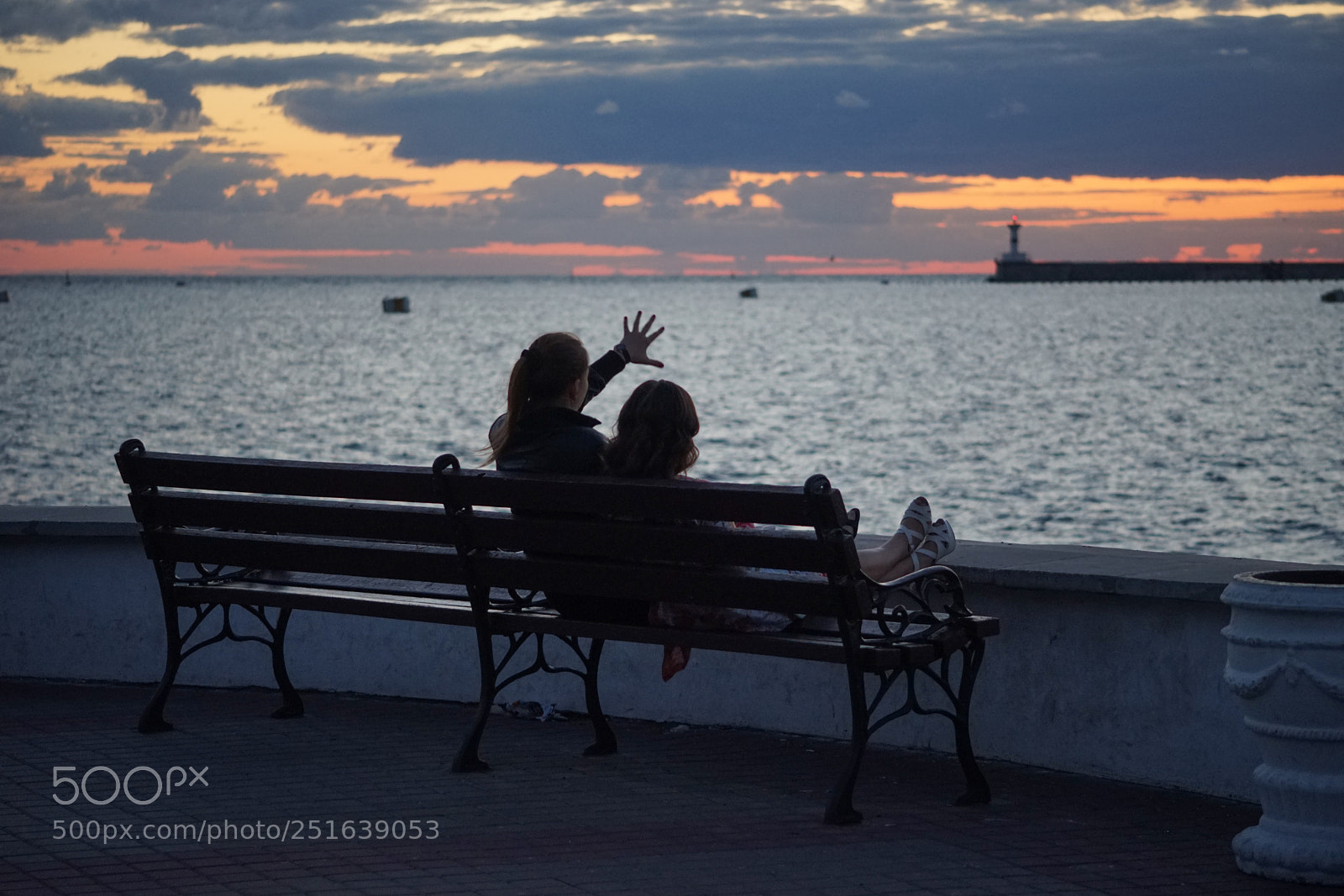 Sony a7 sample photo. Girl watching the sunset photography