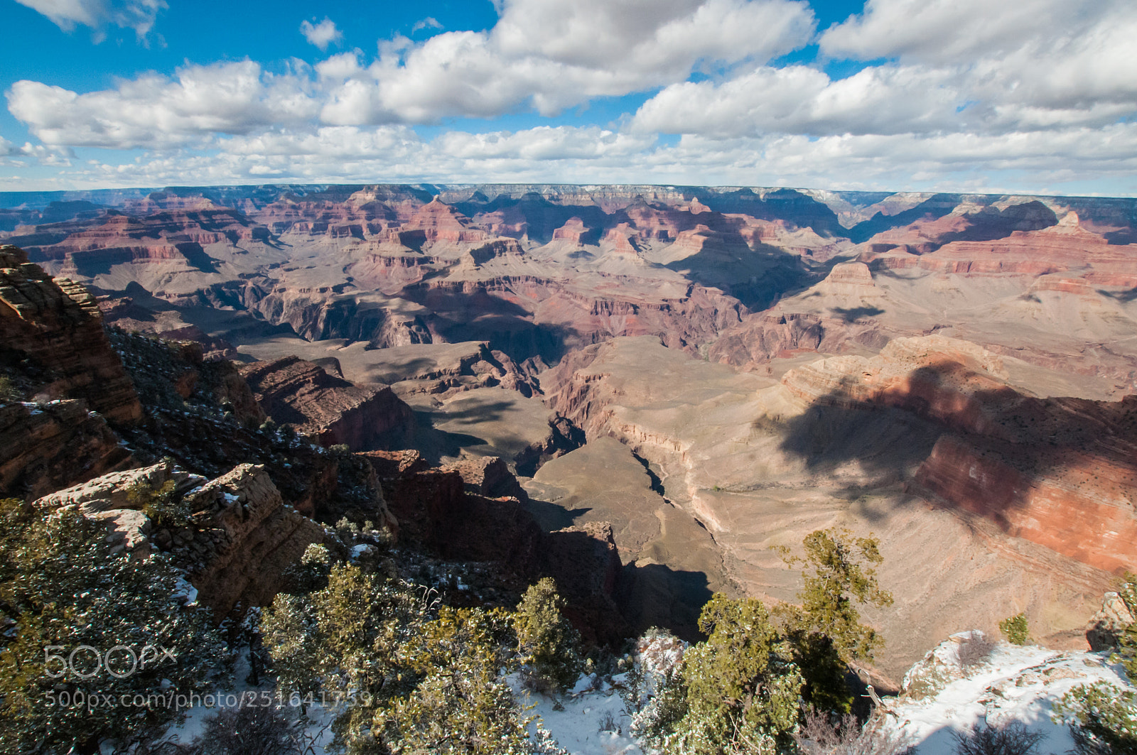 Nikon D300 sample photo. Snow and canyon photography