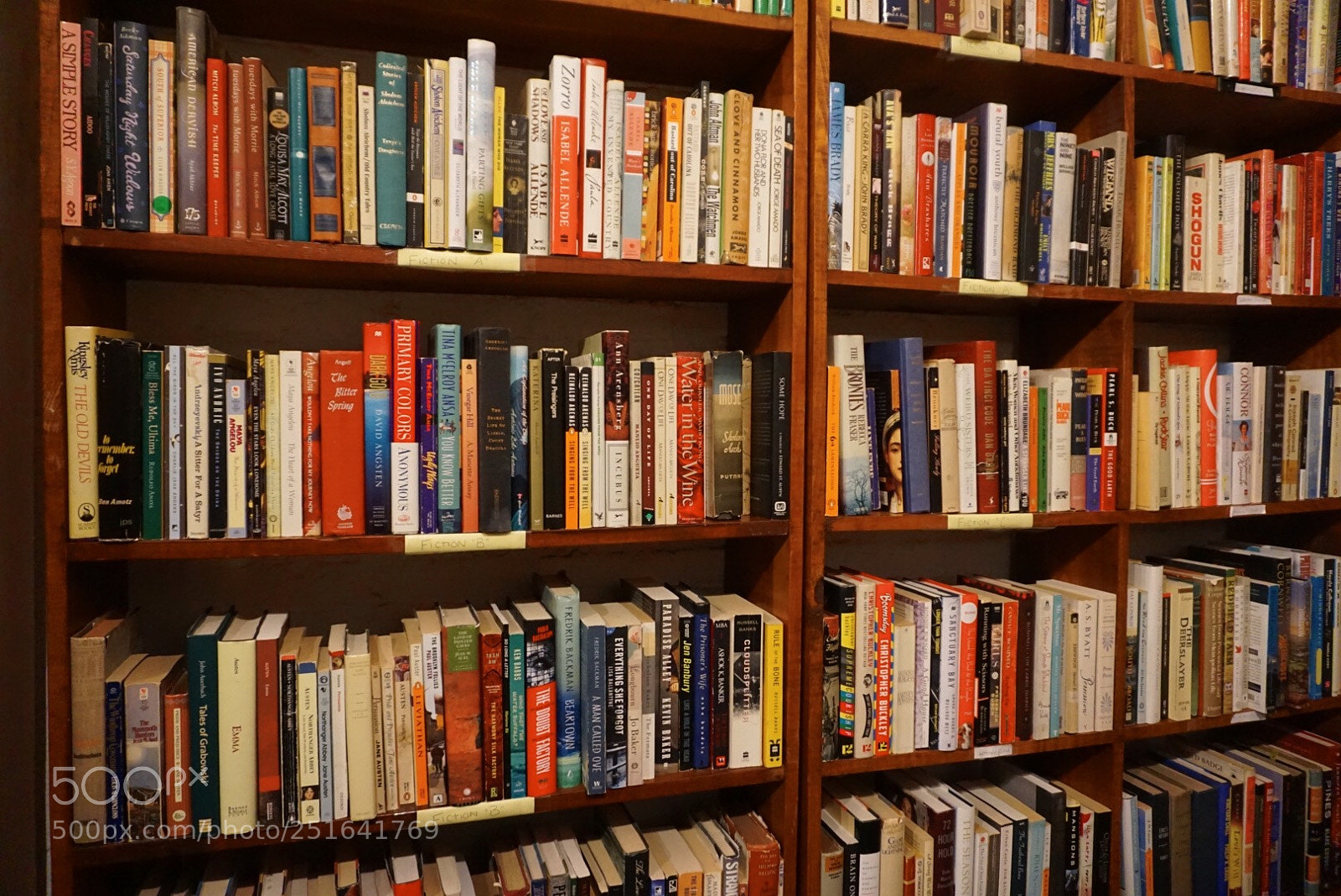 Sony a6000 sample photo. Books from bookstore photography