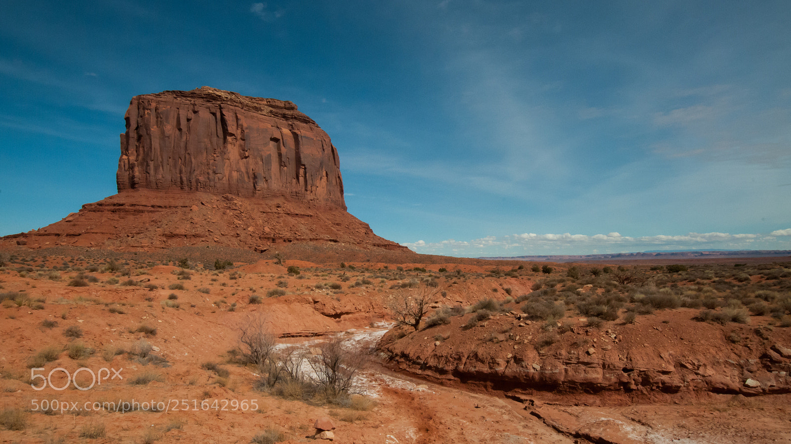 Nikon D300 sample photo. Monument valley riverbed photography