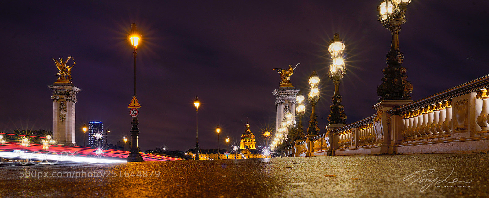 Sony a7R III sample photo. Pont alexandre 3 bridge photography