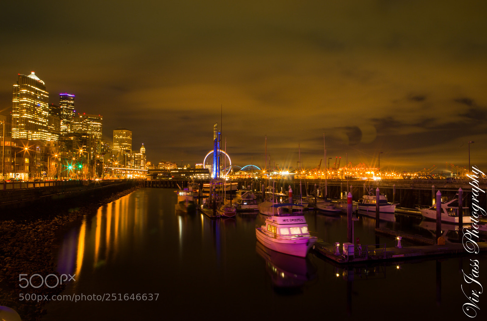Canon EOS 6D Mark II sample photo. Seattle_nightview photography