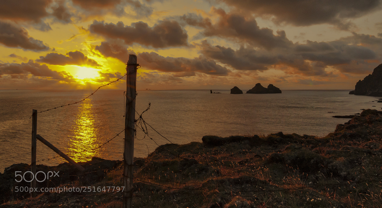 Nikon D60 sample photo. Sunset in vestmannaeyjar photography