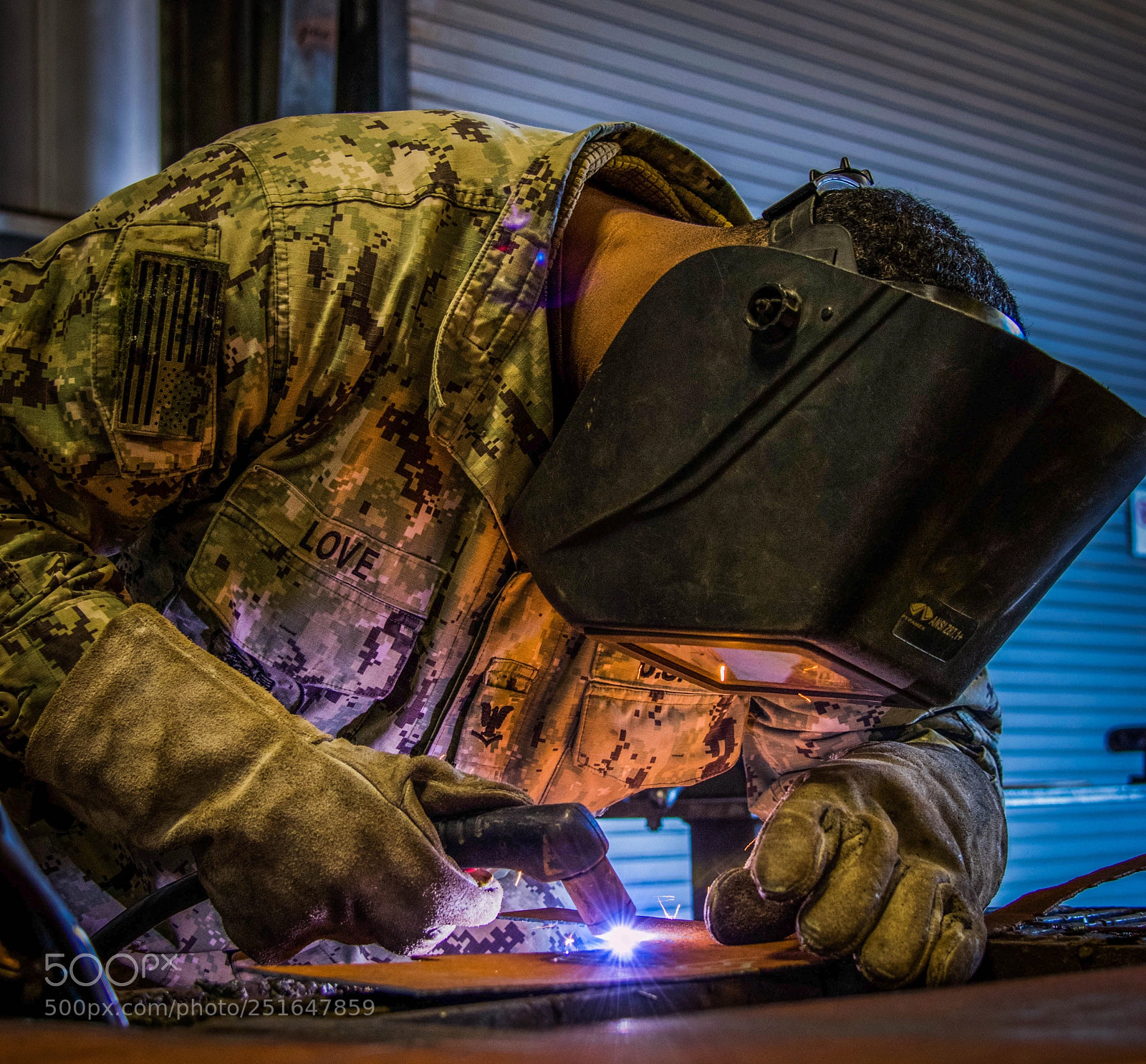 Nikon D5300 sample photo. Navy seabee steelworker photography