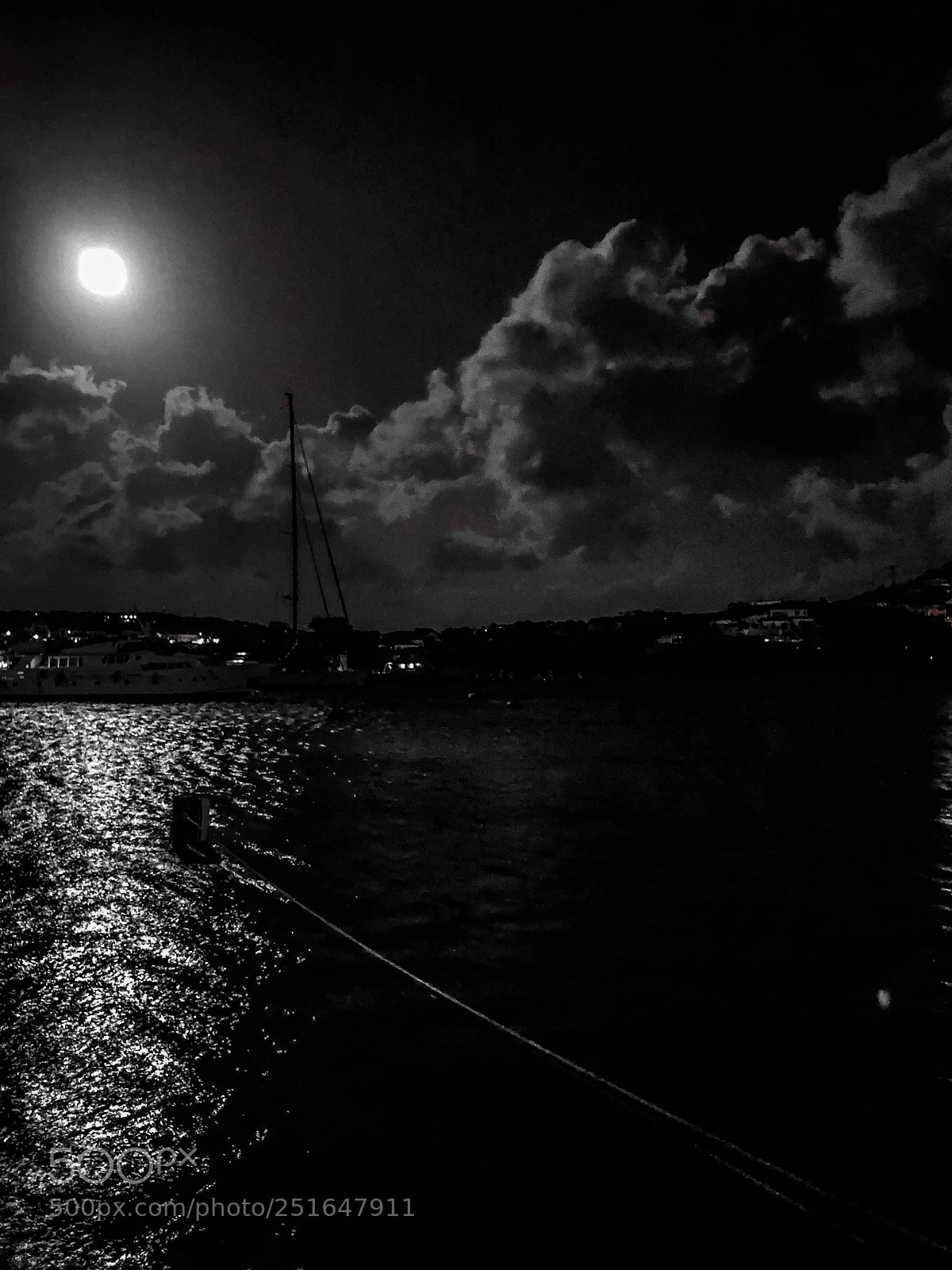 Apple iPhone 8 sample photo. Night from wolves  photography