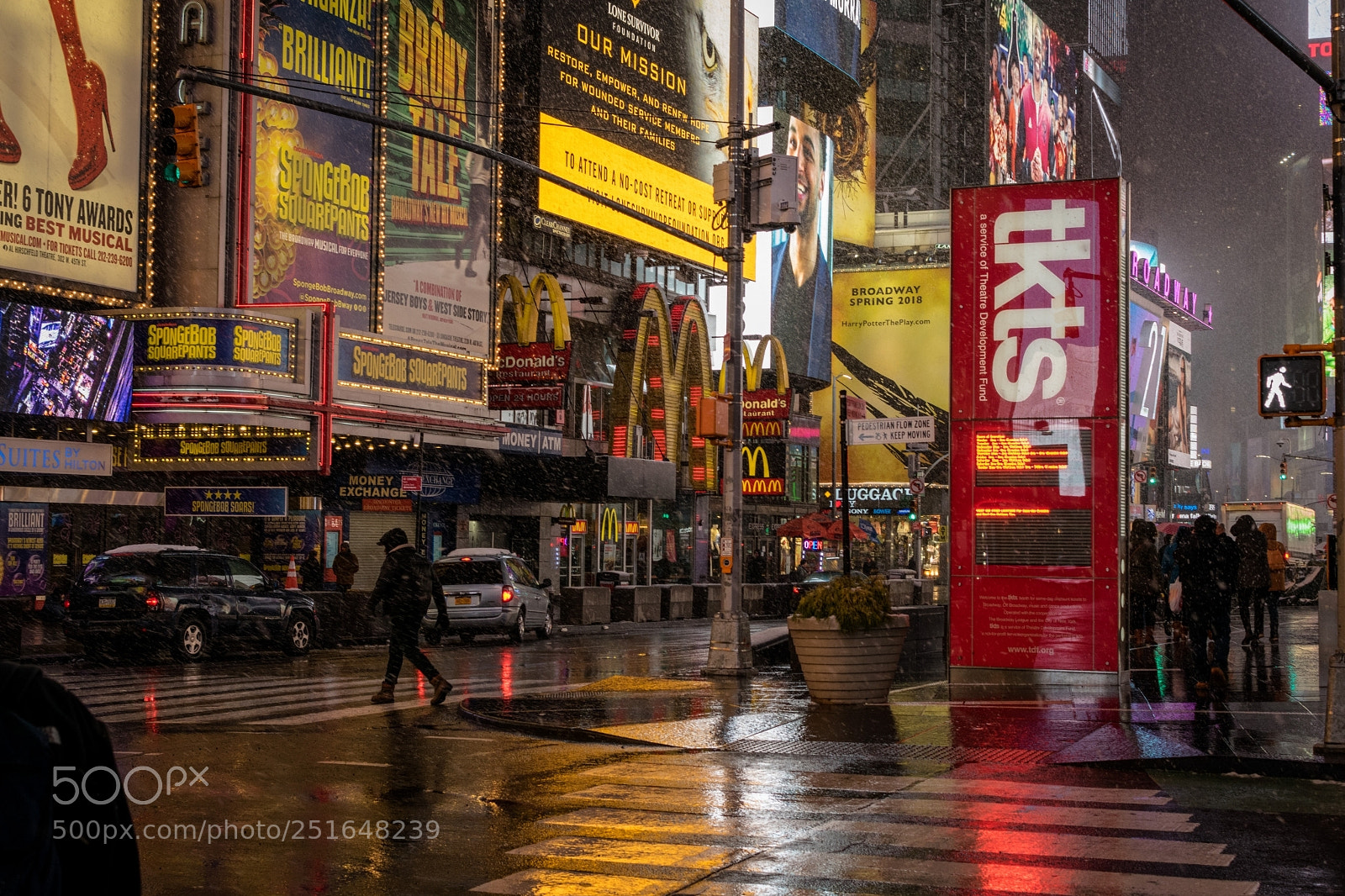 Nikon D5300 sample photo. Mcdonald's on times square photography
