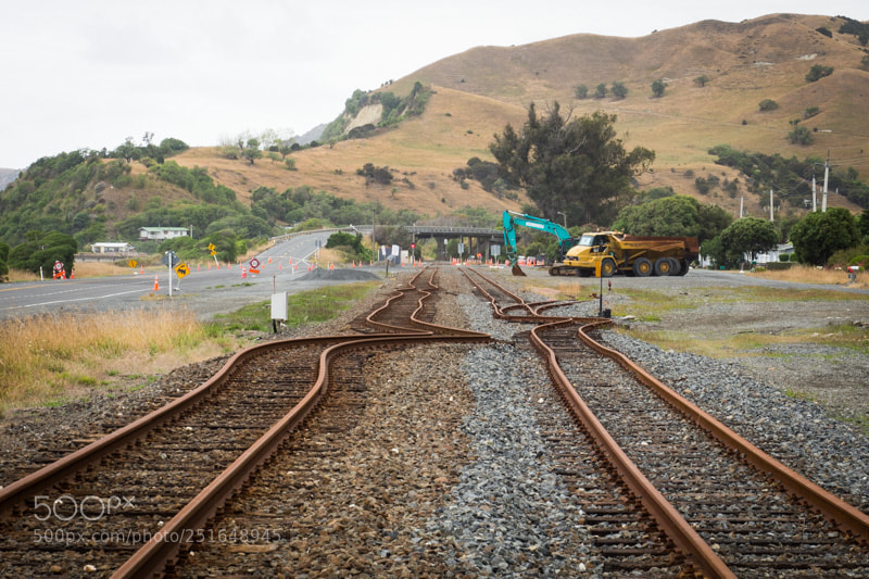Olympus OM-D E-M10 sample photo. Shaken tracks photography