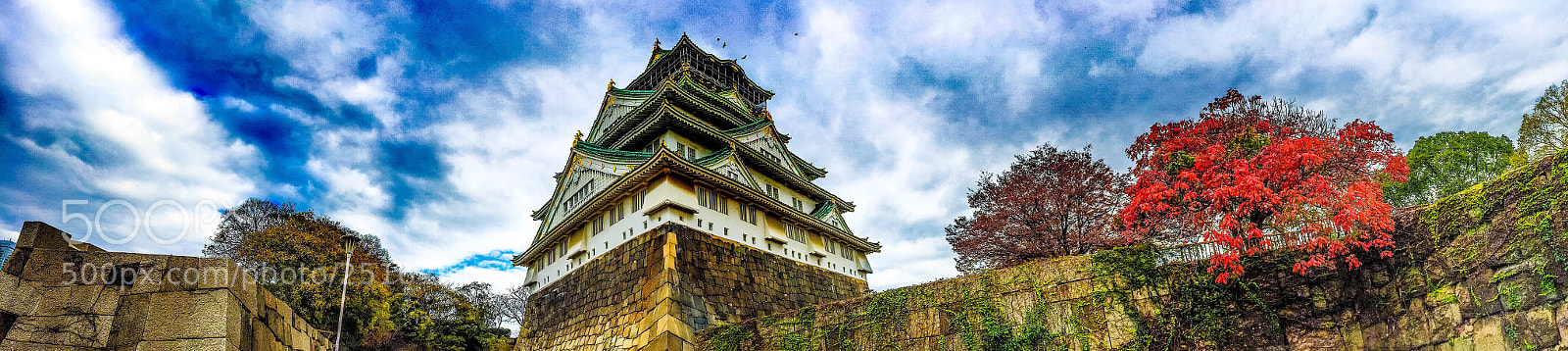 Apple iPhone 6 Plus sample photo. Osaka, castle photography
