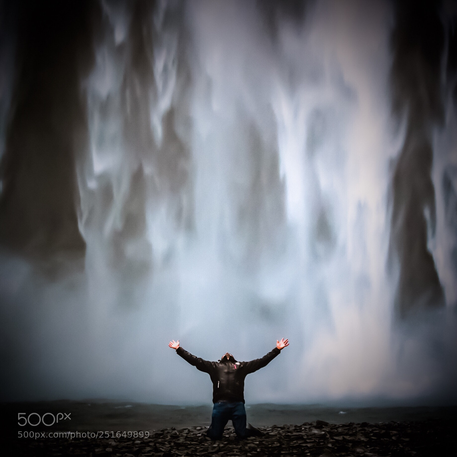 Olympus OM-D E-M5 sample photo. The skogafoss redemption  photography
