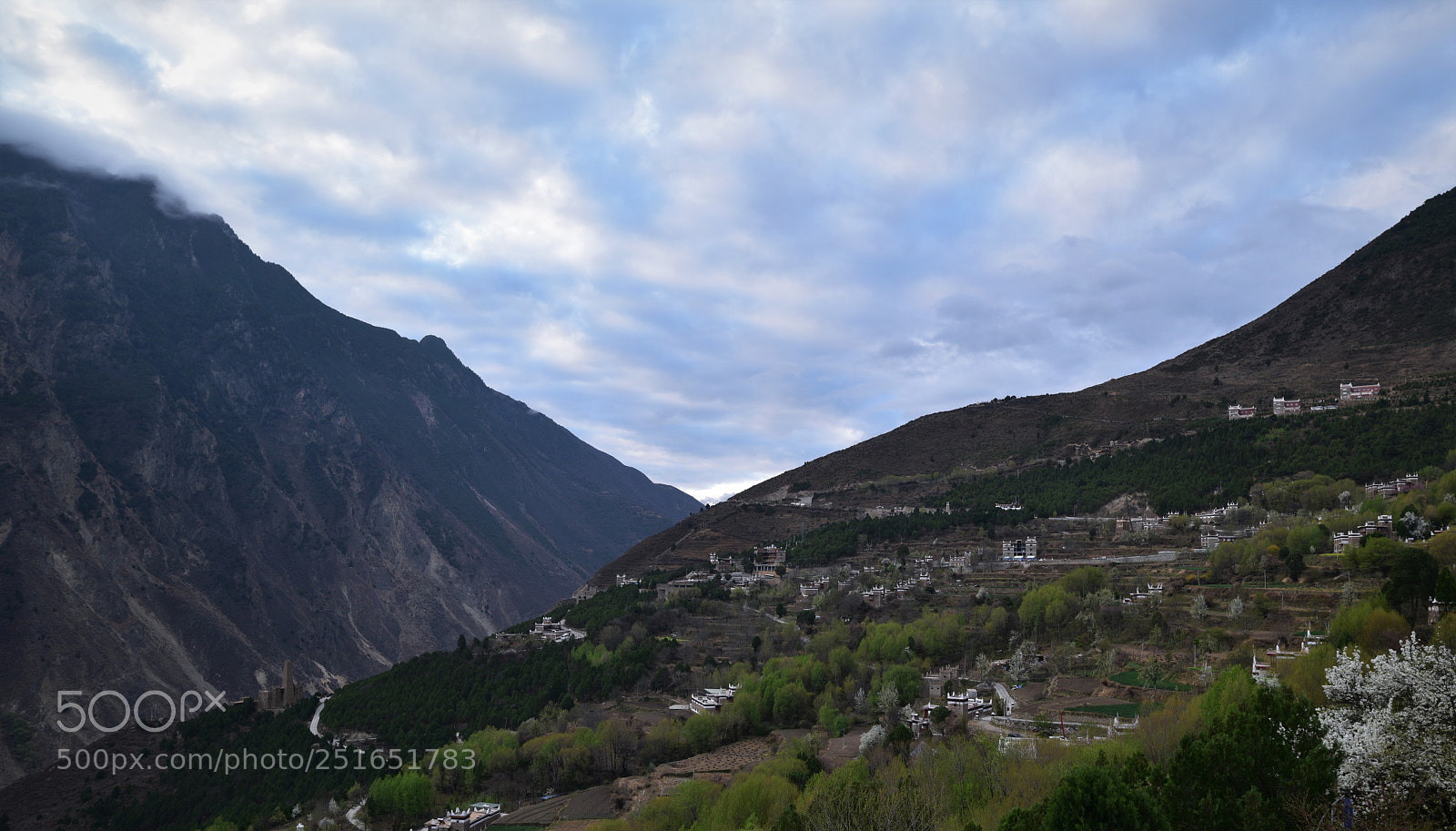 Nikon D810 sample photo. Village on the high photography