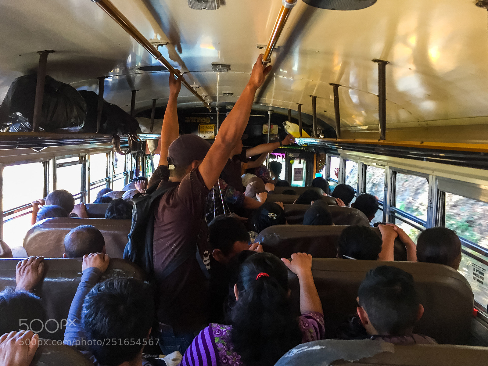 Apple iPhone 6 sample photo. Crowded chicken bus photography