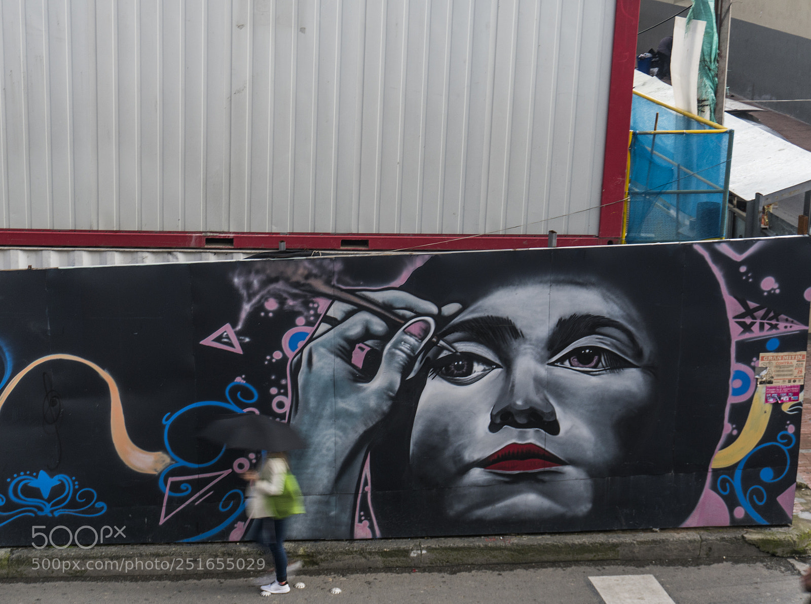 Sony a6300 sample photo. Street art bogotá photography