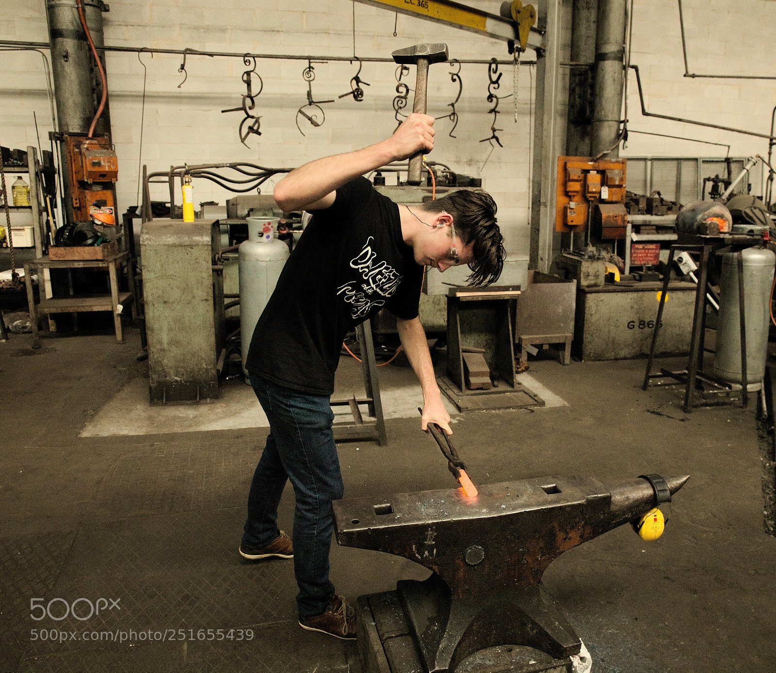 Canon EF 24-70mm F2.8L II USM sample photo. Blacksmith in training photography