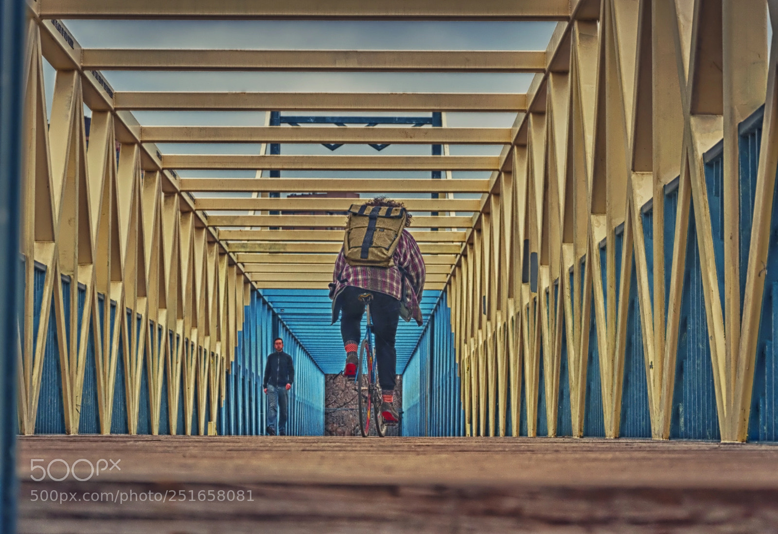 Nikon D90 sample photo. Cycling into another world photography