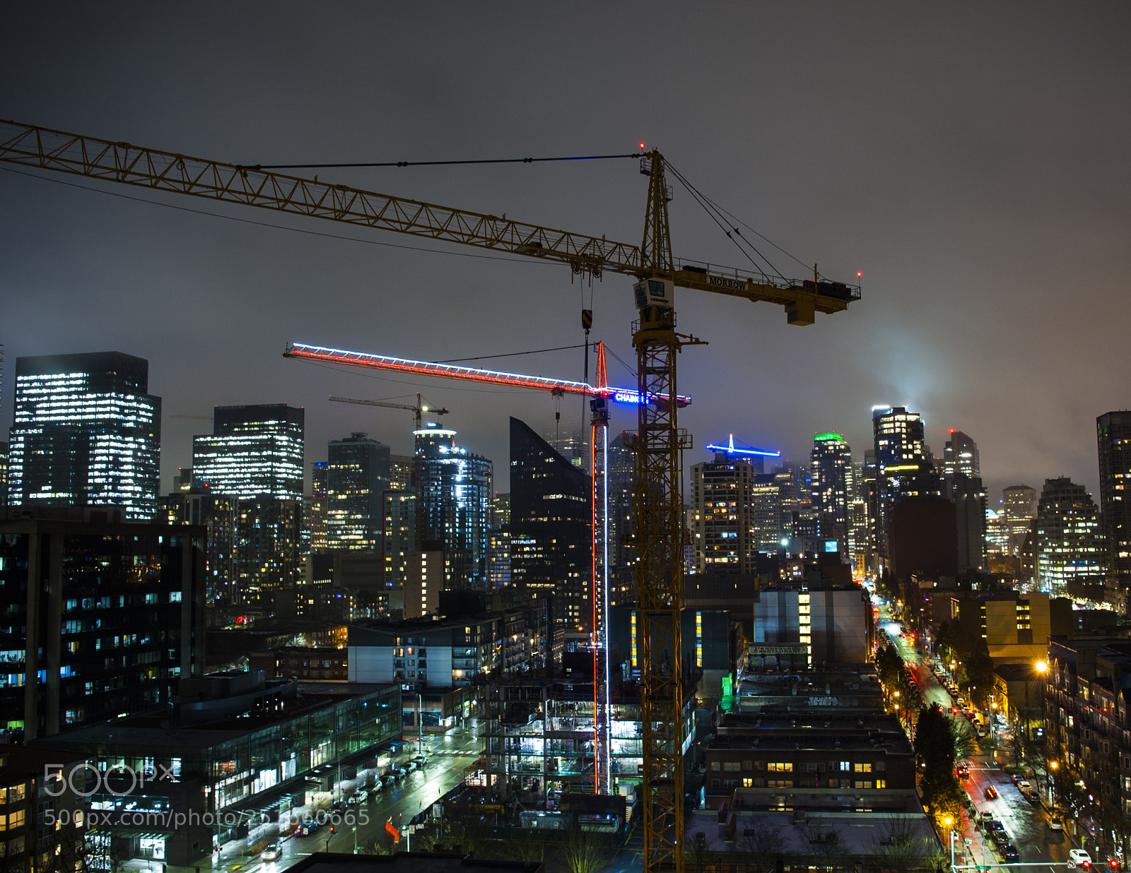 Nikon D700 sample photo. Skyline on a wet photography