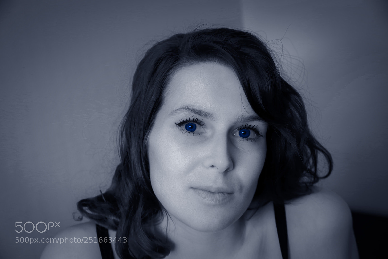 Pentax K-1 sample photo. Blue eyes photography