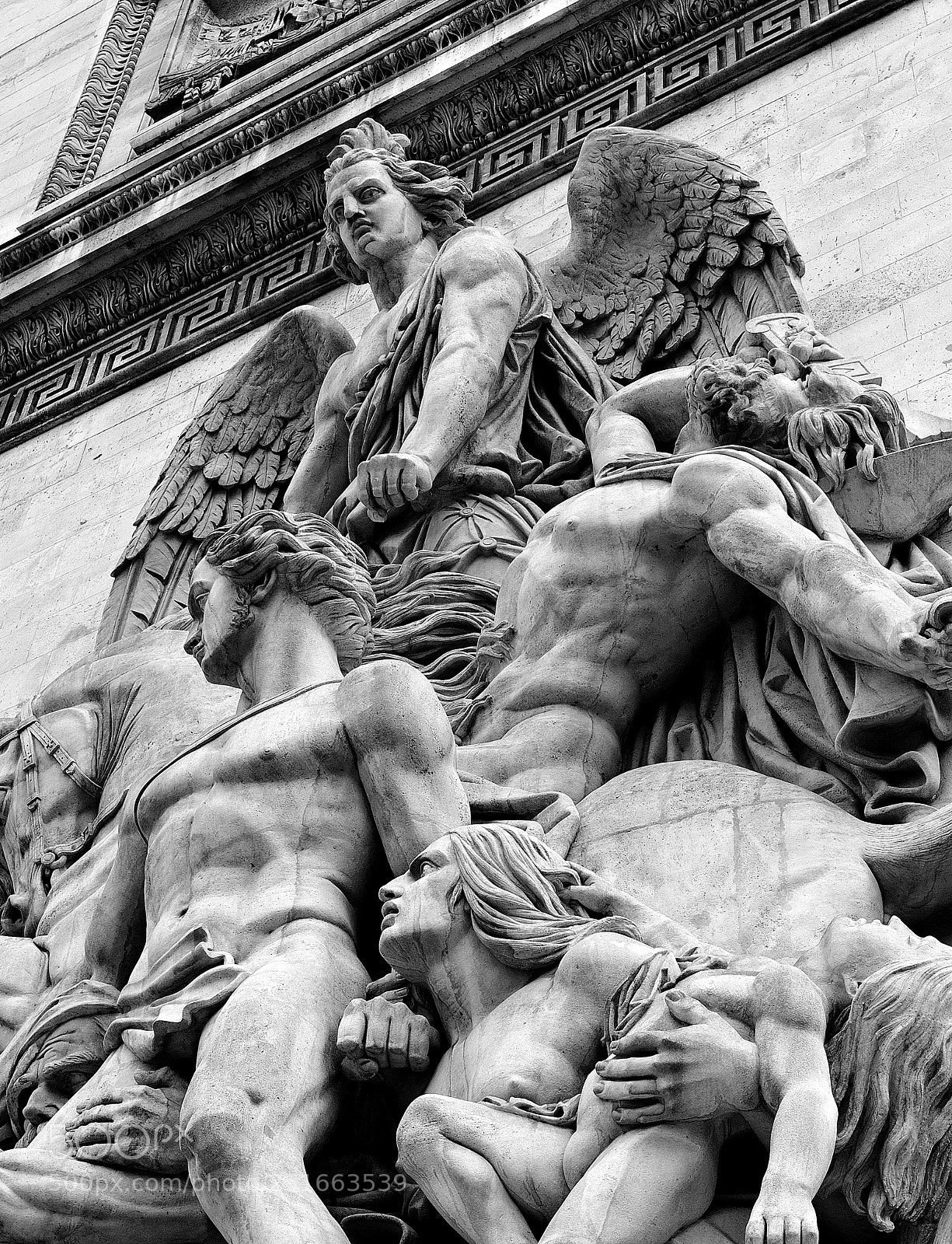 Nikon D700 sample photo. Statue at arc de photography