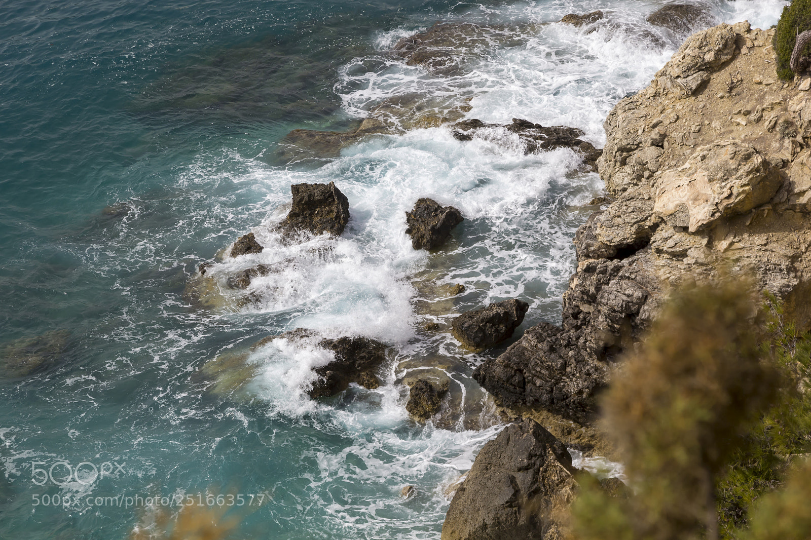 Canon EOS 60D sample photo. Overhead view ocean and photography