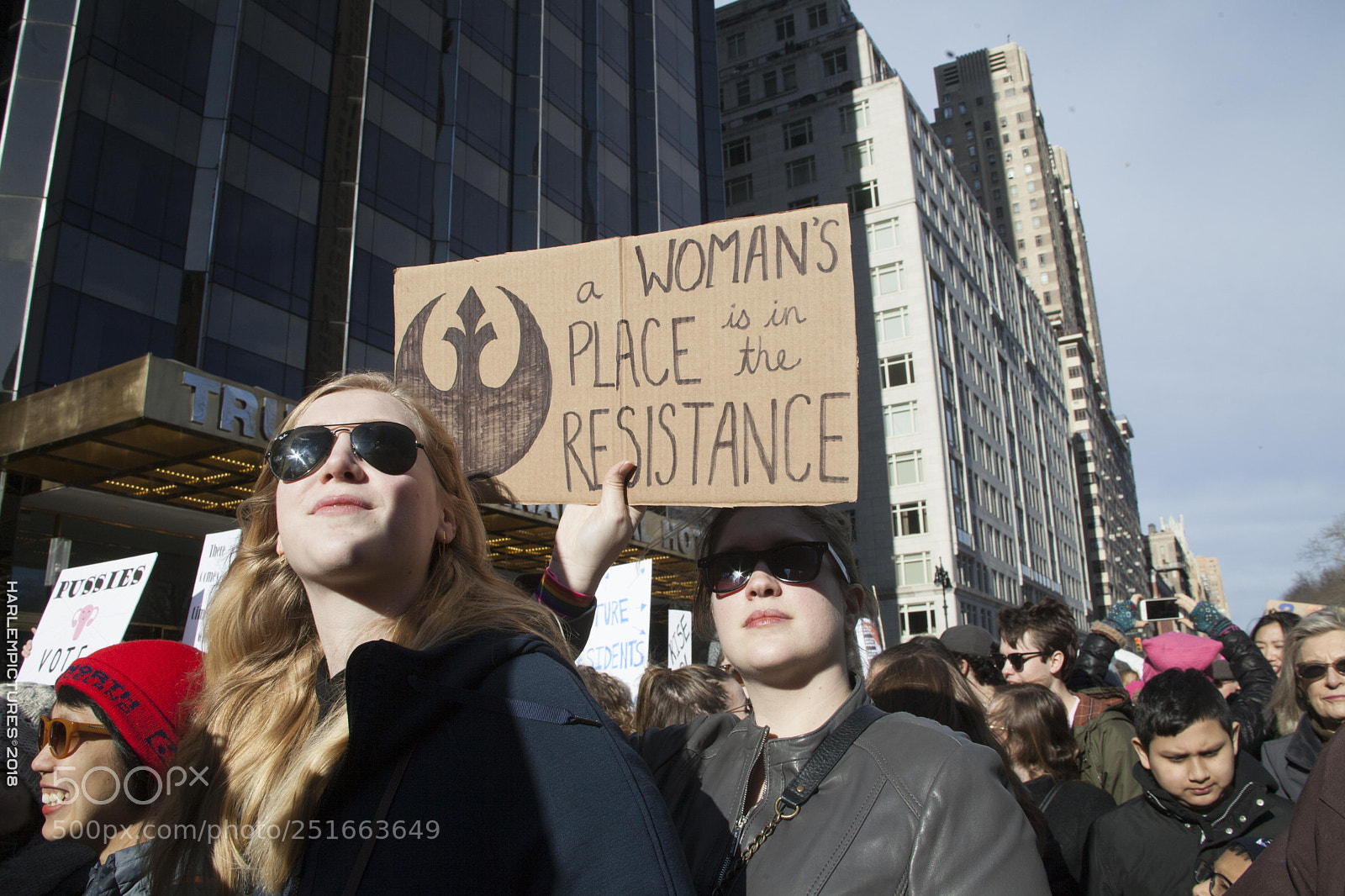Canon EOS 5D Mark II sample photo. Women’s march photography