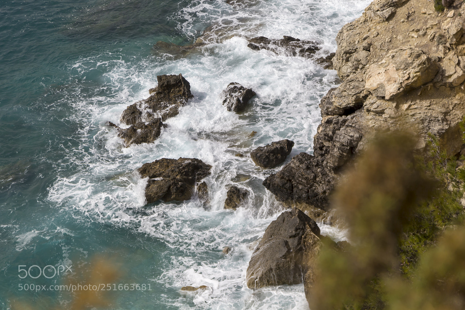 Canon EOS 60D sample photo. Overhead view ocean and photography