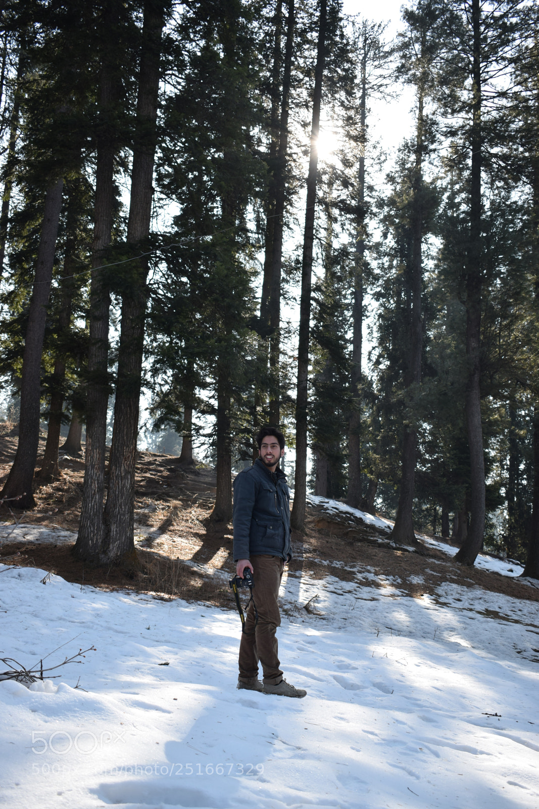 Nikon D3300 sample photo. Boy in forest photography