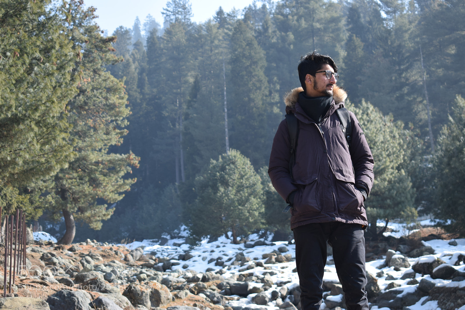 Nikon D3300 sample photo. Boy in landscape photography