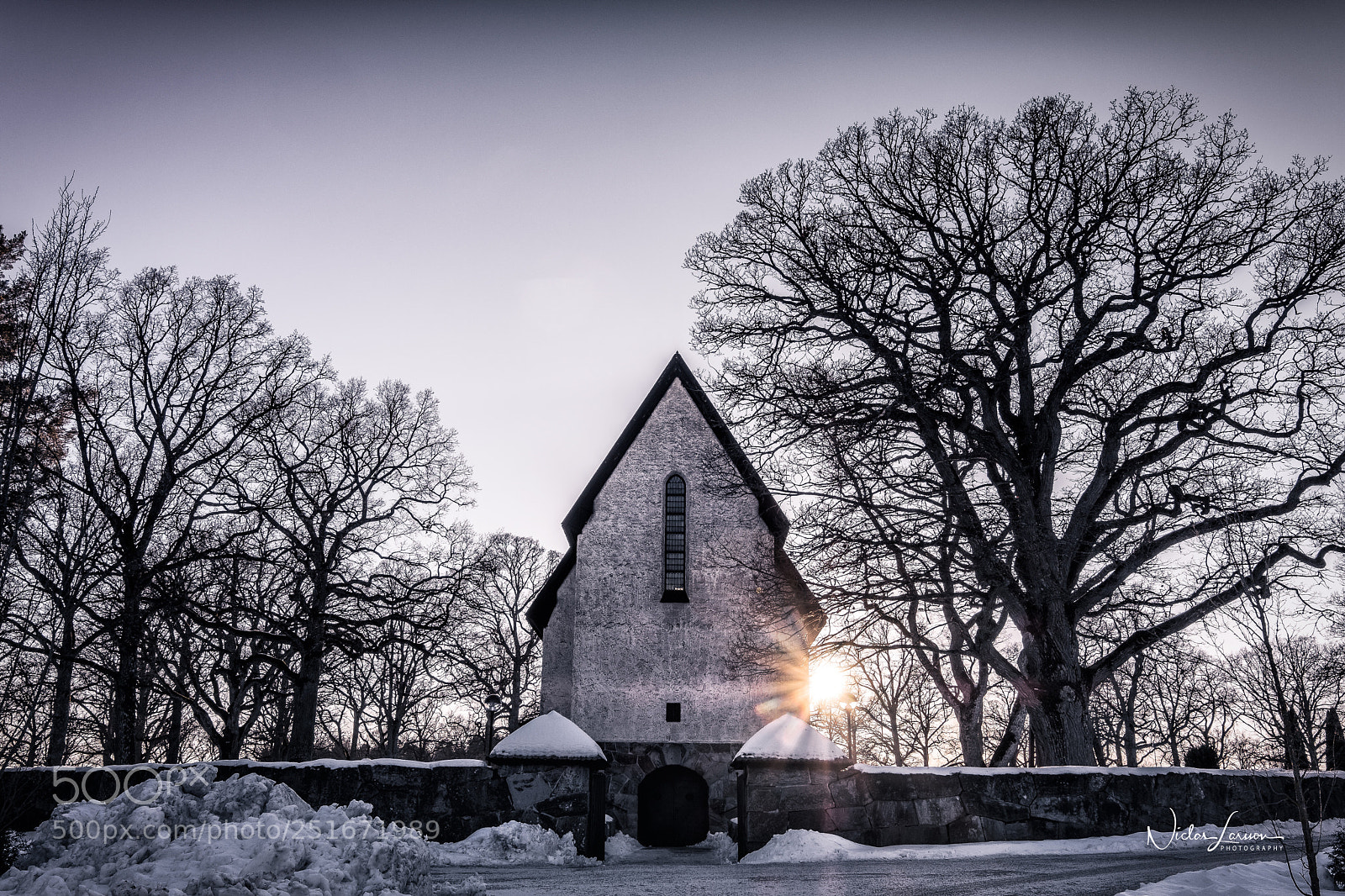 Fujifilm X-T2 sample photo. Church sunset photography