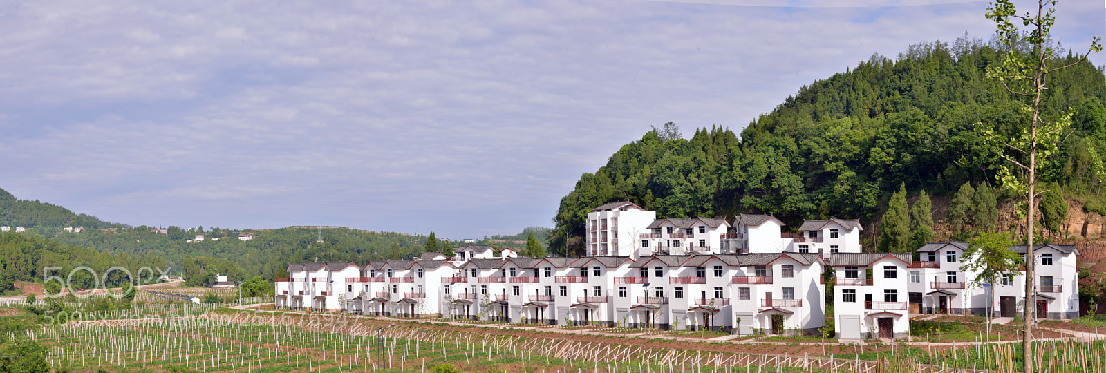 Nikon D800E sample photo. China's new countryside construction photography