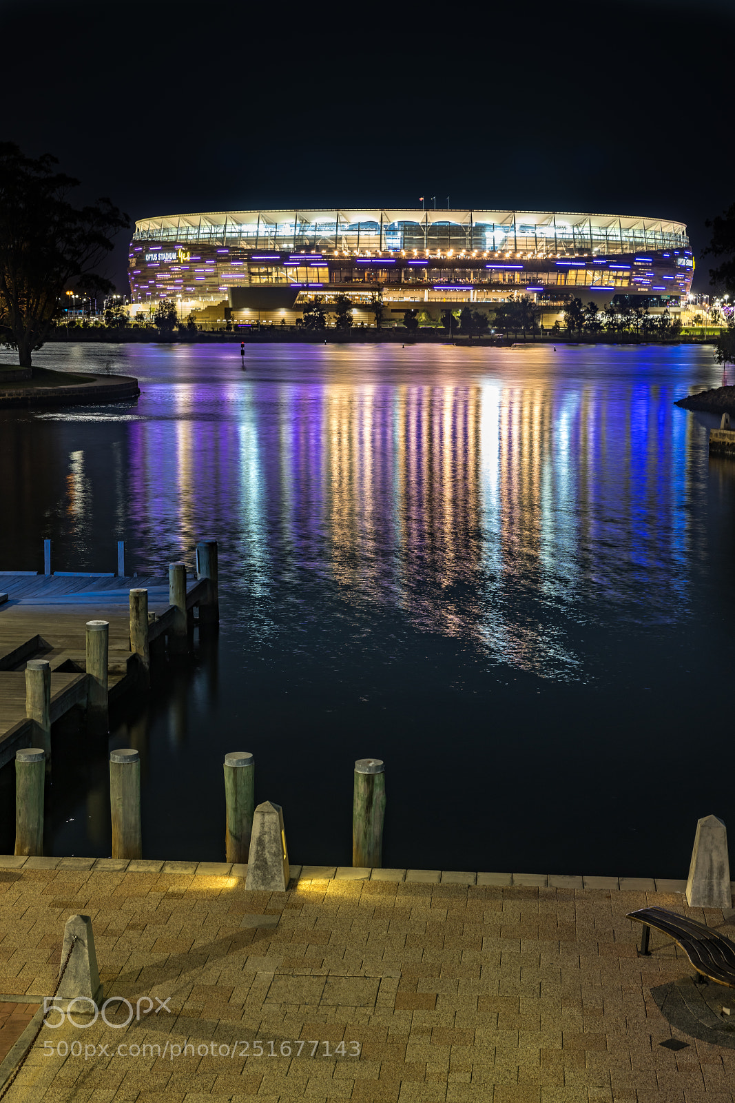 Nikon D850 sample photo. Optus stadium - footy photography